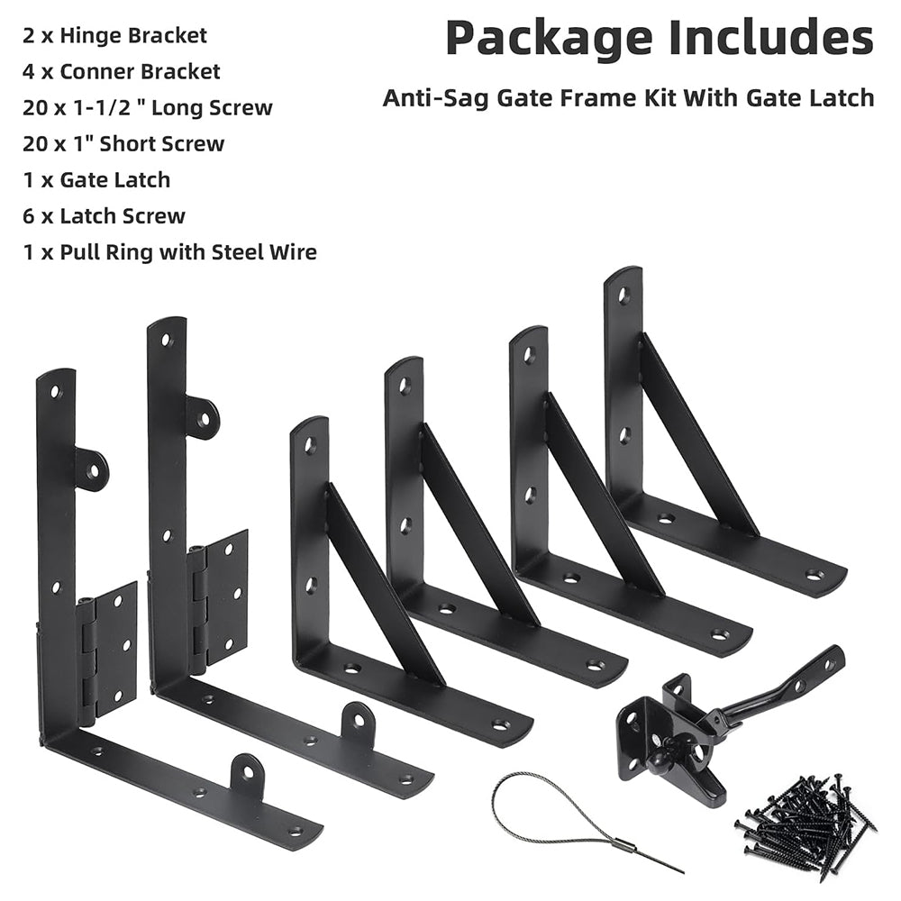 Sakerplus Heavy Duty Gate Brace Kit