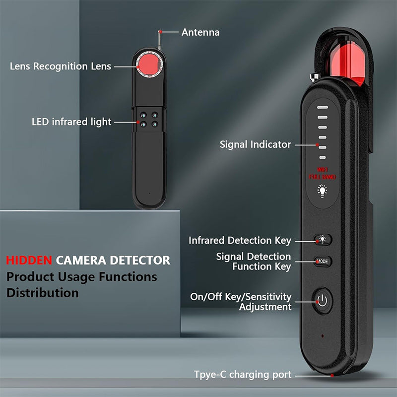 Saker Hidden Camera Detector Spy Finder