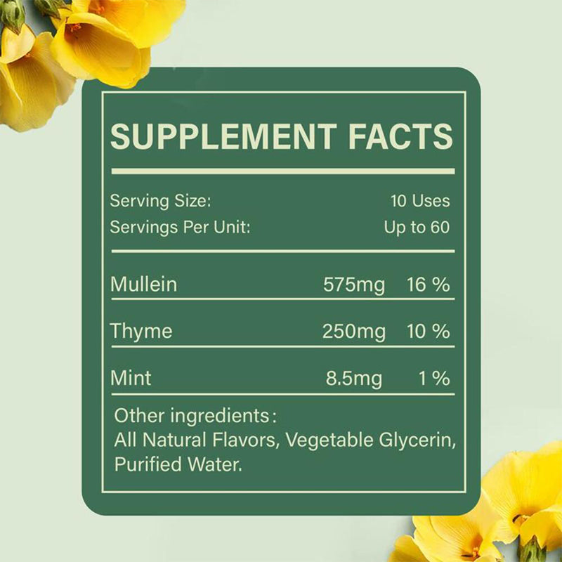 Sakerplus Herbal Diffuser with Mullein Extract