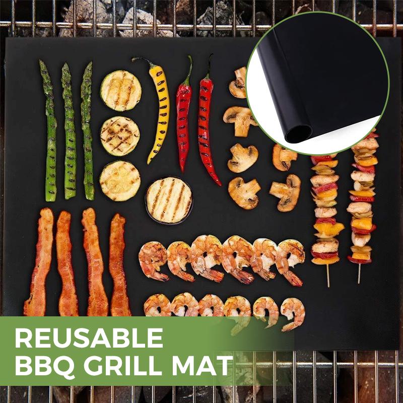Hirundo Non-Stick BBQ Grill Mats with cutting box