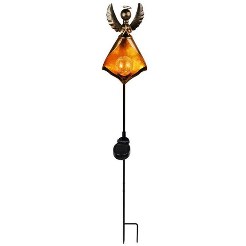 Garden Solar LED Crackle Waterproof Light