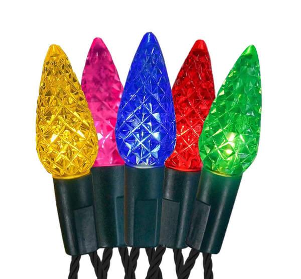 C6 Bulbs Strawberry Christmas String Lights