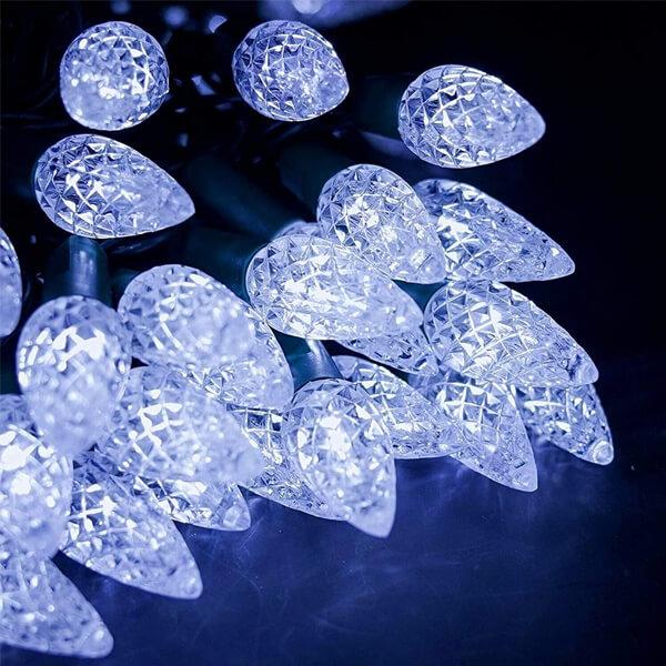 C6 Bulbs Strawberry Christmas String Lights