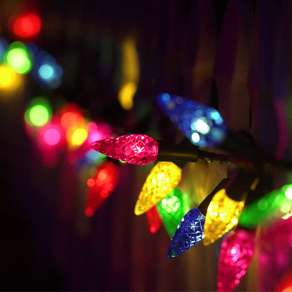 C6 Bulbs Strawberry Christmas String Lights