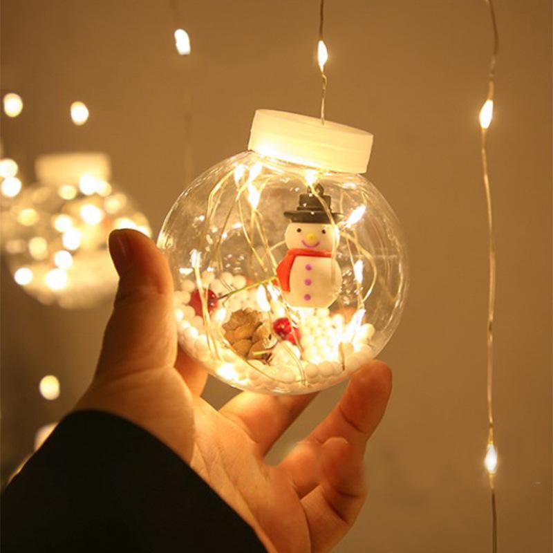 Christmas Wishing Ball Curtain Lights