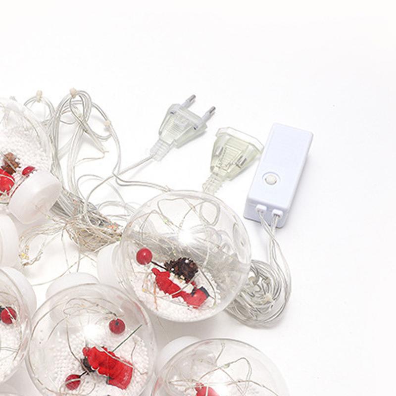Christmas Wishing Ball Curtain Lights
