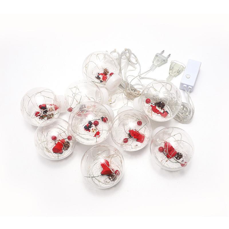 Christmas Wishing Ball Curtain Lights