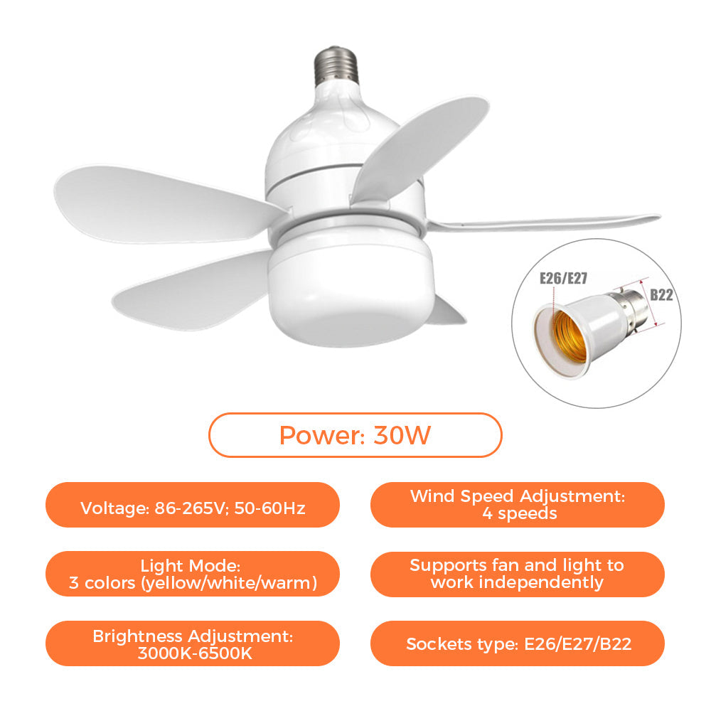 Sakerplus Socket Fan