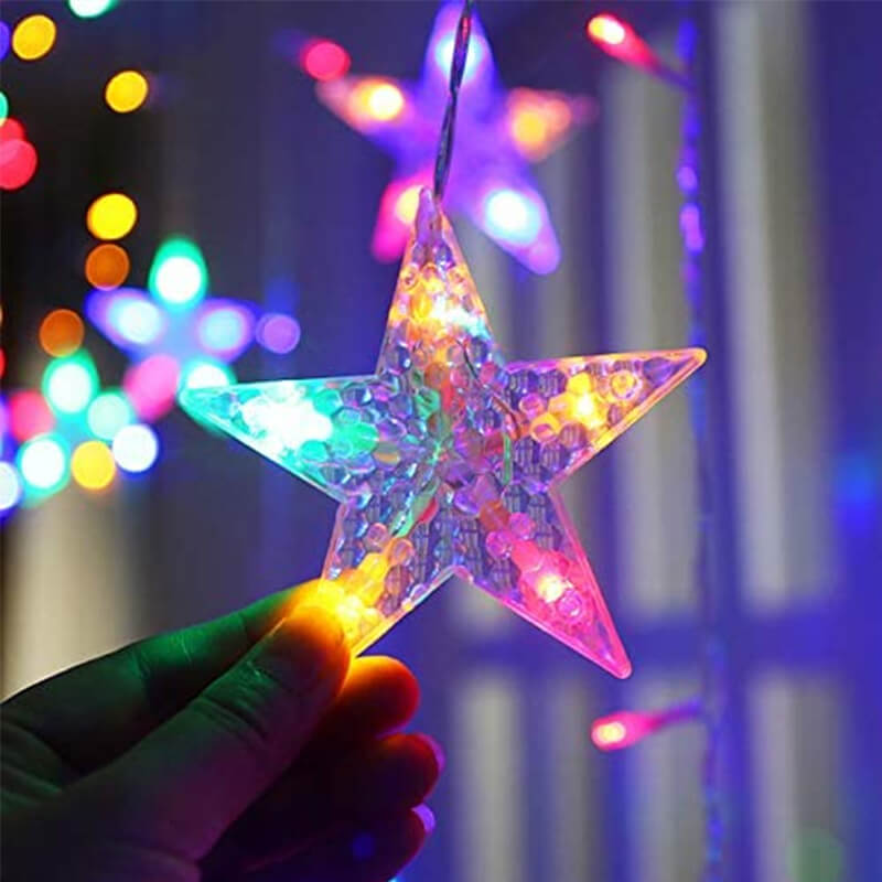 Moon Star LED Curtain String Light