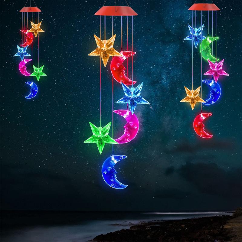 Moon & Stars Solar Light