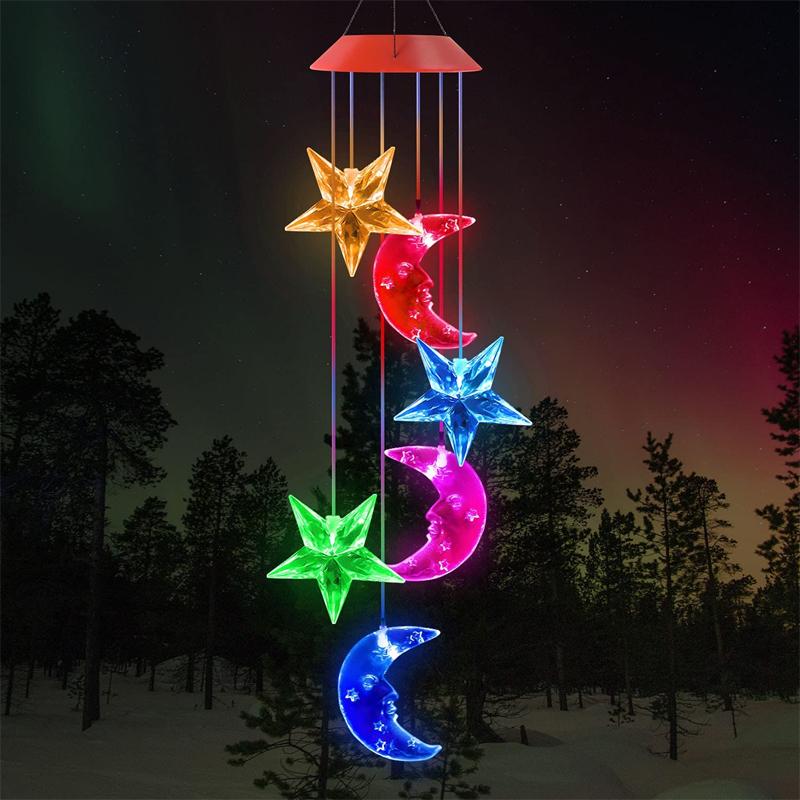 Moon & Stars Solar Light