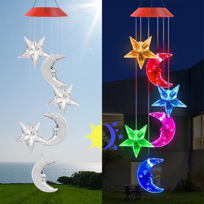 Moon & Stars Solar Light
