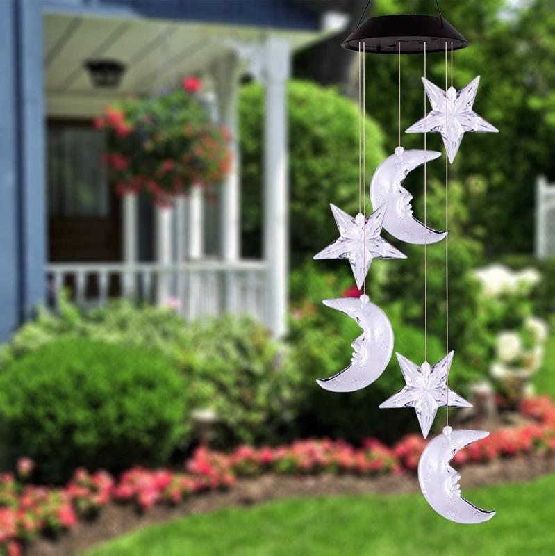 Moon & Stars Solar Light
