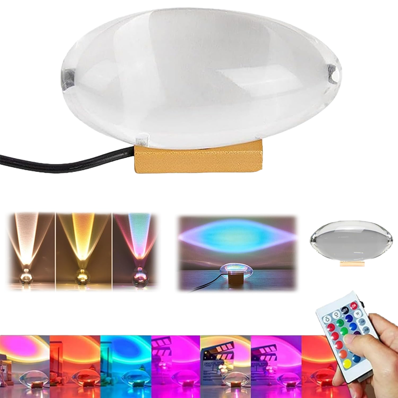 Sakerplus Crystal Aura Projector Lamp