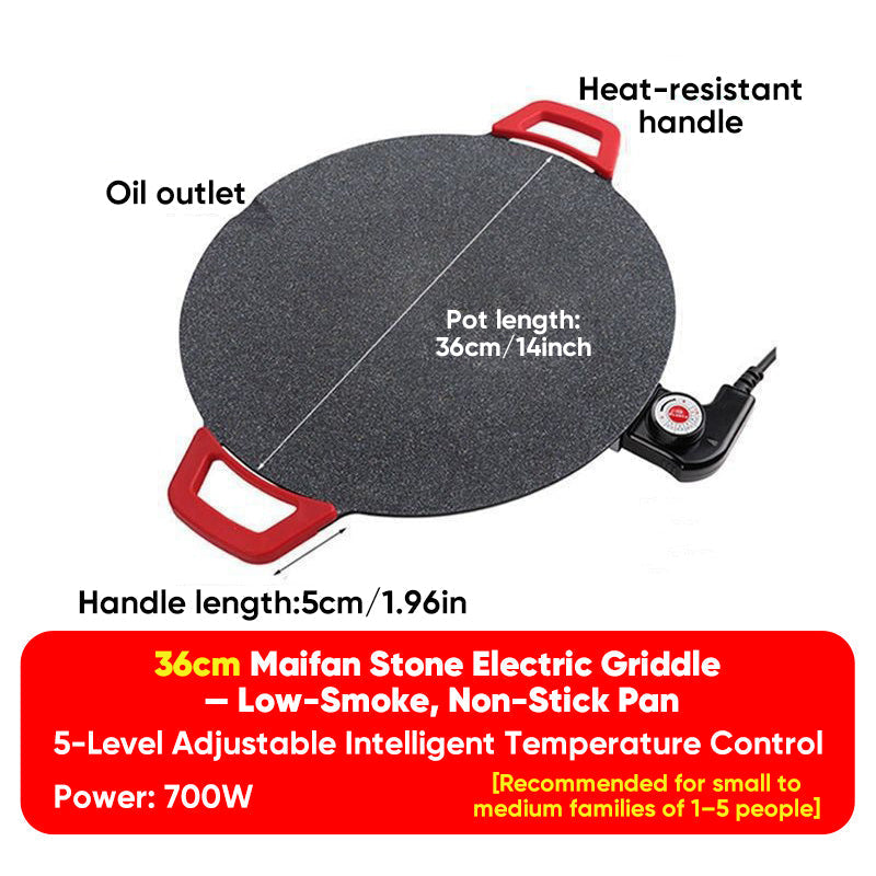 Sakerplus® Electric Grill Comal Electrico Lefse Griddle