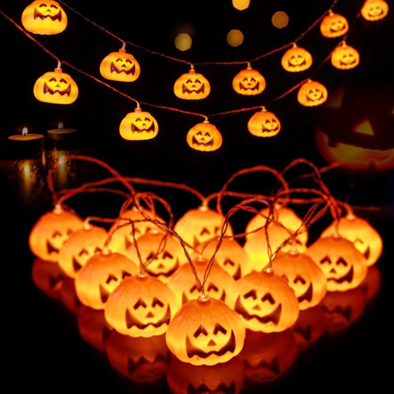 Saker Halloween Pumpkin Waterproof String Lights