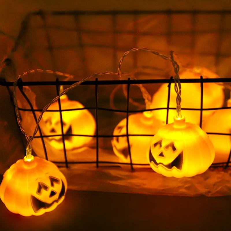 Saker Halloween Pumpkin Waterproof String Lights