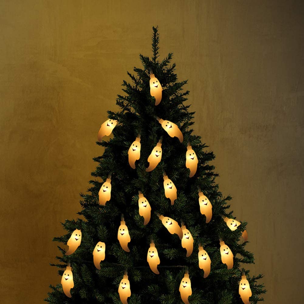 Solar 30 LED Cute Ghost Lights
