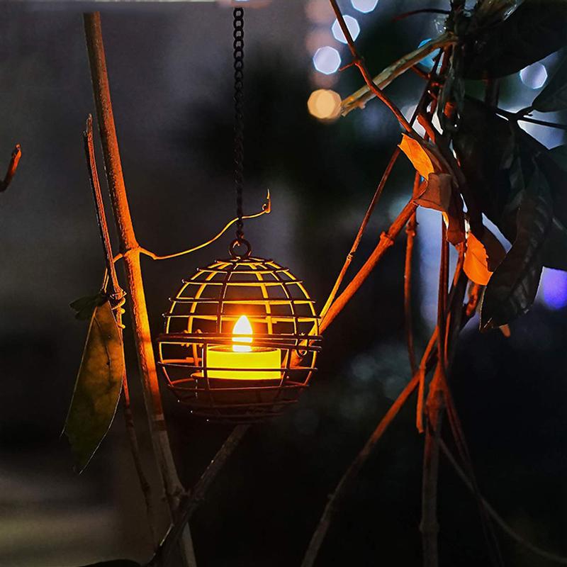 Solar Candles Outdoor Flameless Flickering light, 6PCS