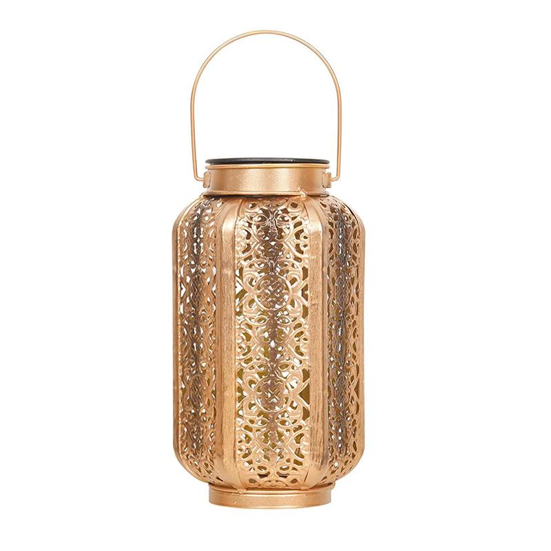 Solar Carved Hollow Garden Light