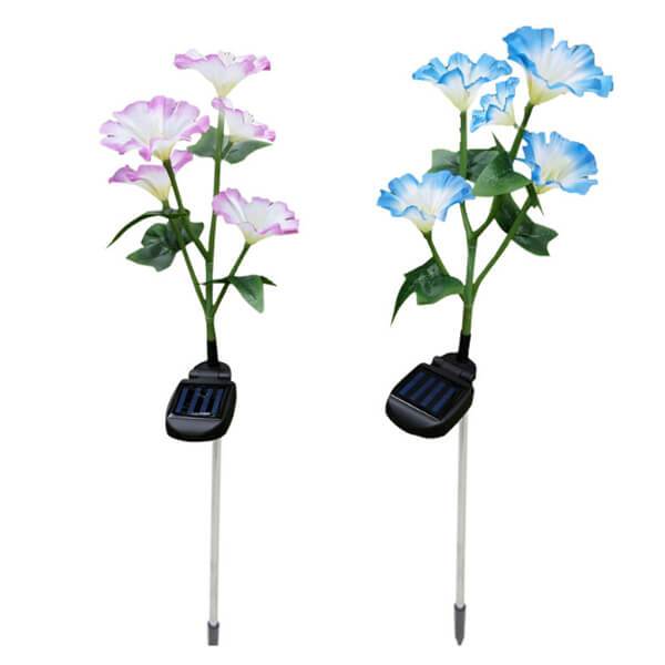 Solar Morning Glory Lawn Light