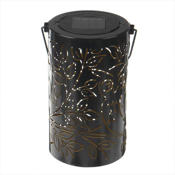 Solar Owl Hollow Garden Light