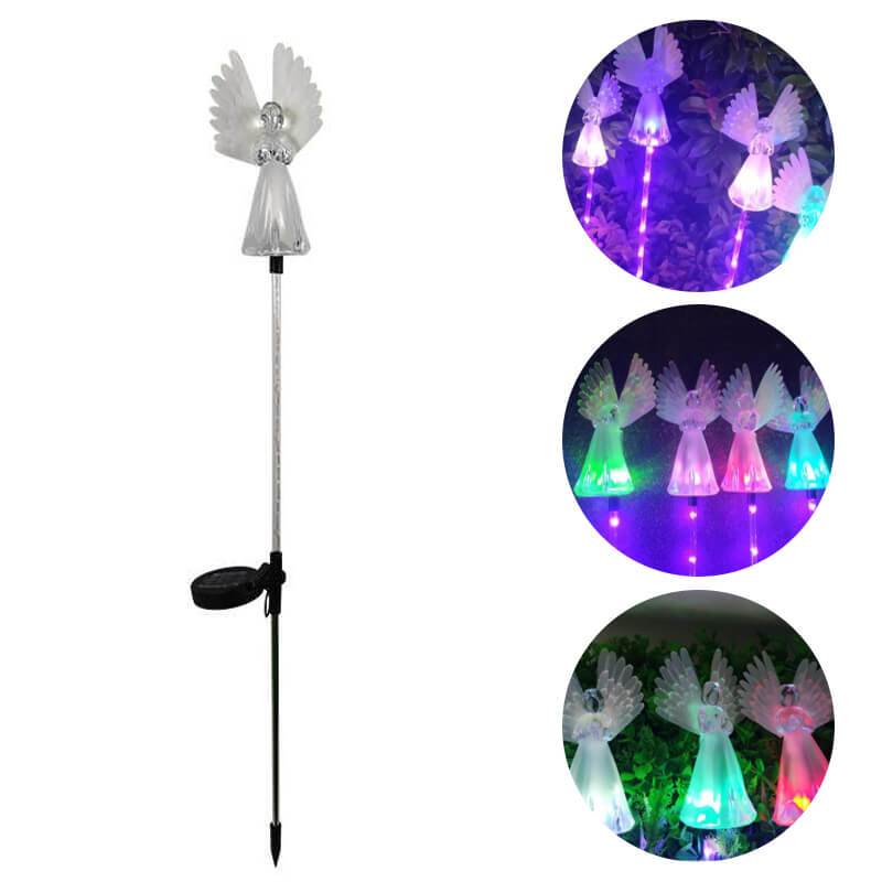 Solar-Powered LED Angel Light