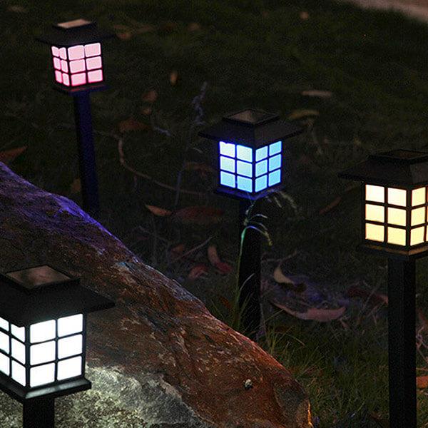 Solar Powered Pane Garden Light