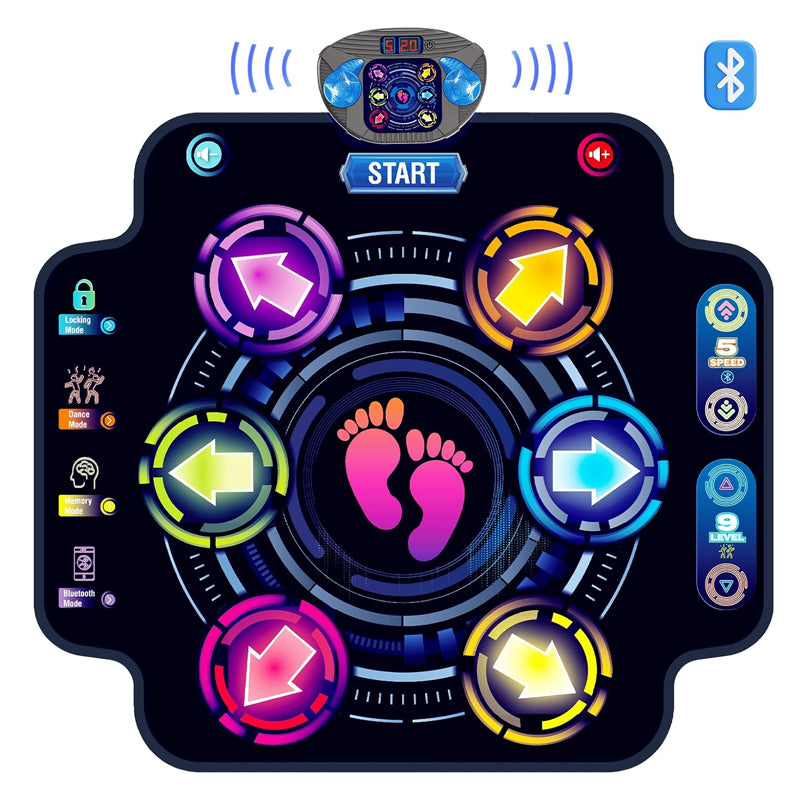 Sakerplus® LED Bluetooth Kids Dance Mat