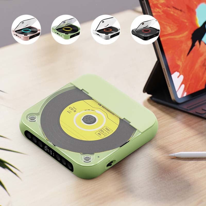 Sakerplus® Portable Bluetooth CD Player