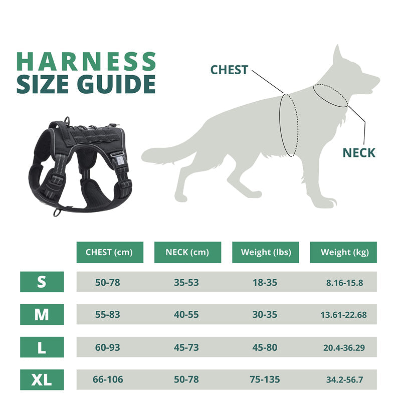 Sakerplus Tactical Dog Harness No Pull