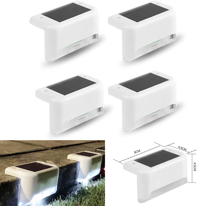Saker Solar Deck Lights Outdoor 4 Pack