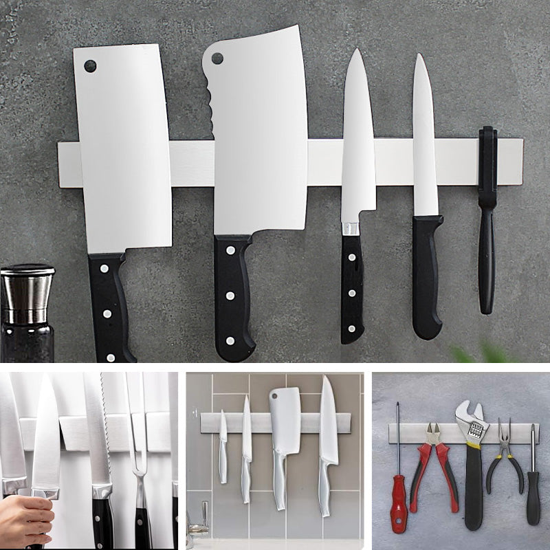 Sakerplus Magnetic Stainless Steel Knife Holder
