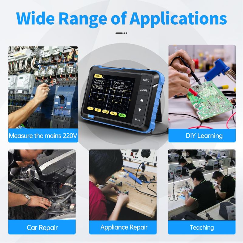 Sakerplus Handheld Digital Oscilloscope Kit Portable