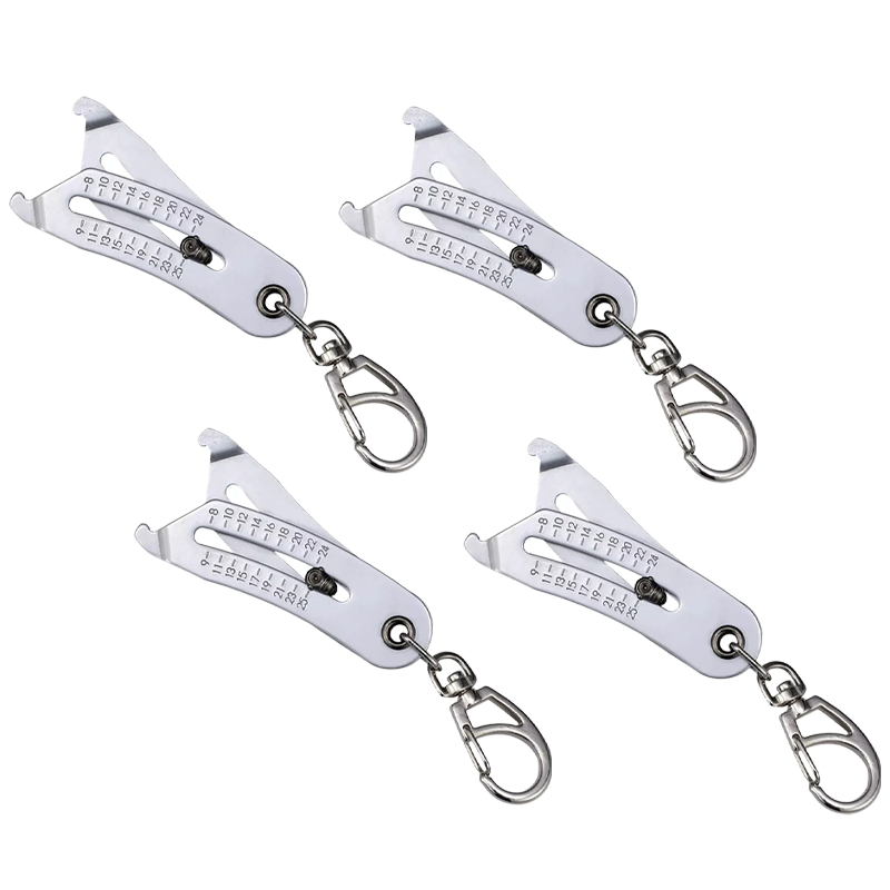 SAKER Bolt Size Checker Keychain