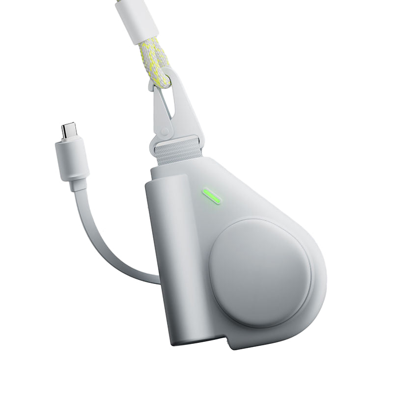 SAKER® Wearable Power Bank with Retractable Charging Cable