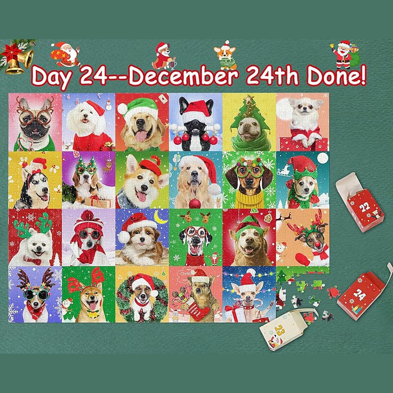 SAKER® Christmas Advent Calendar Puzzle