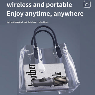 Sakerplus® Portable 3-in-1 Cordless Curling Brush