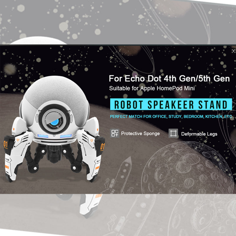 Sakerplus Robot Speaker Stand Holder