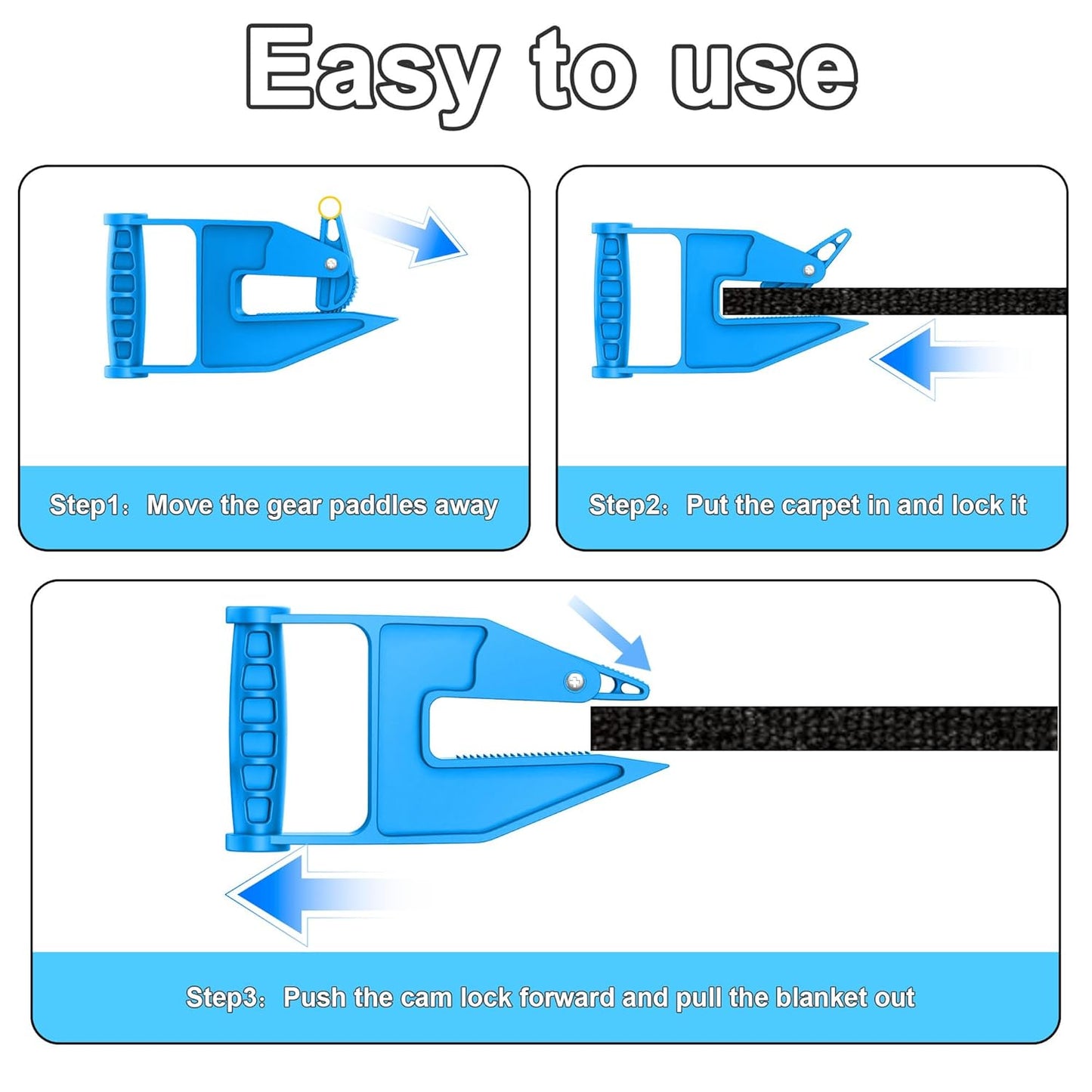 Sakerplus Heavy Duty Mat Movers Pair