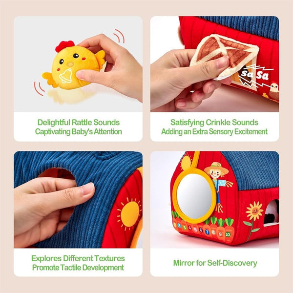 Sakerplus® Surprise Barn with Stuffed Farm Animals