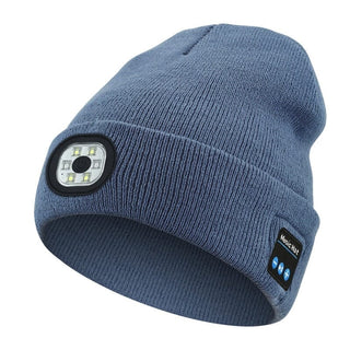 Sakerplus® Bluetooth Beanie with LED Light & Removable Speakers