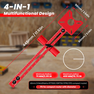 SAKER® 4 in 1 Router Milling Groove Bracket