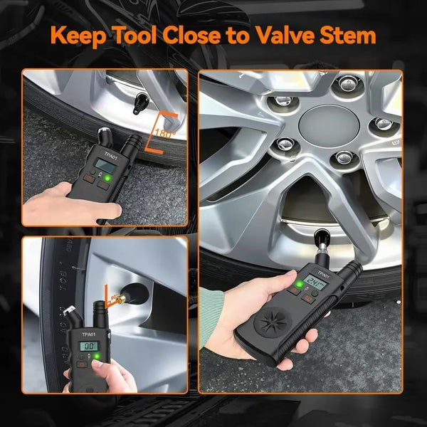 Sakerplus® Digital Tire Pressure Gauge & TPMS Relearn Tool