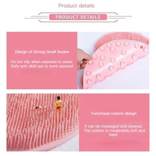 Sakerplus® Shower Foot & Back Scrubber, Massage Pad