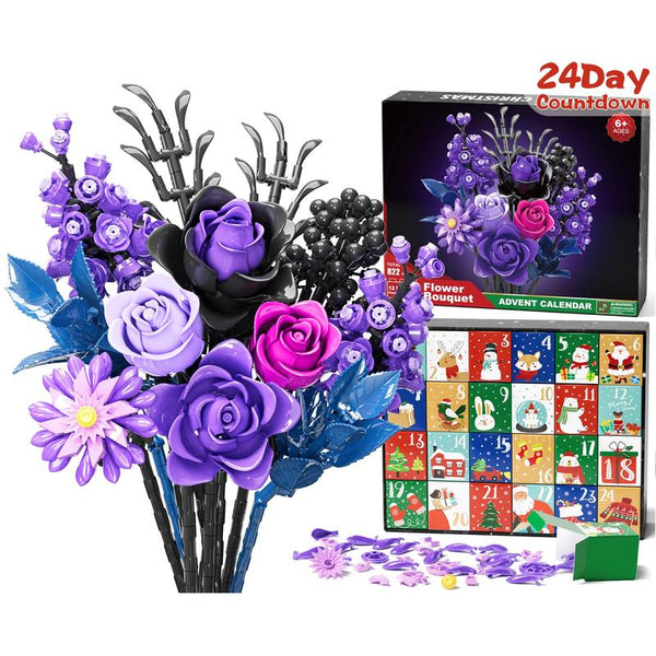 Sakerplus® Christmas Flower Bouquet Advent Calendar