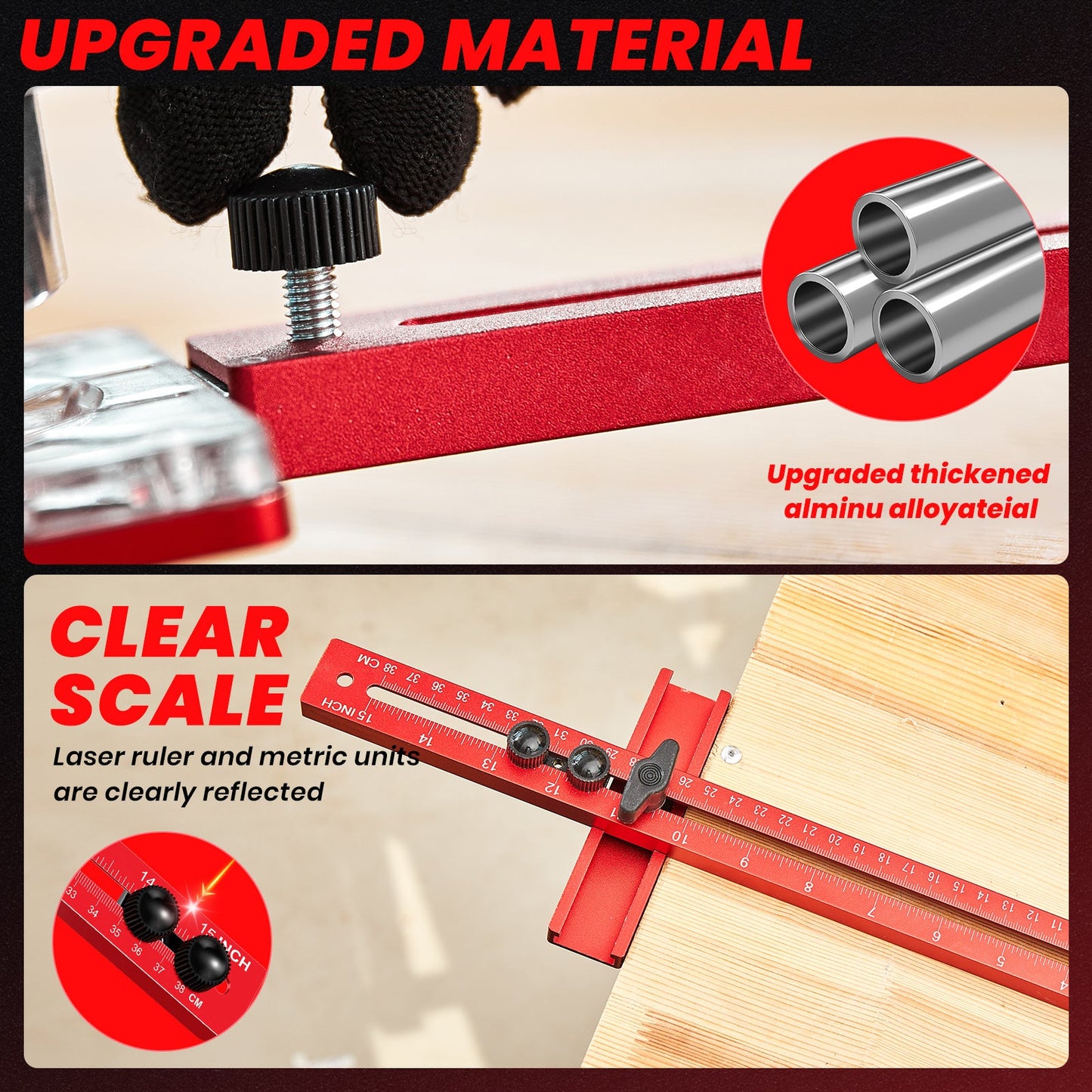SAKER® 4 in 1 Router Milling Groove Bracket