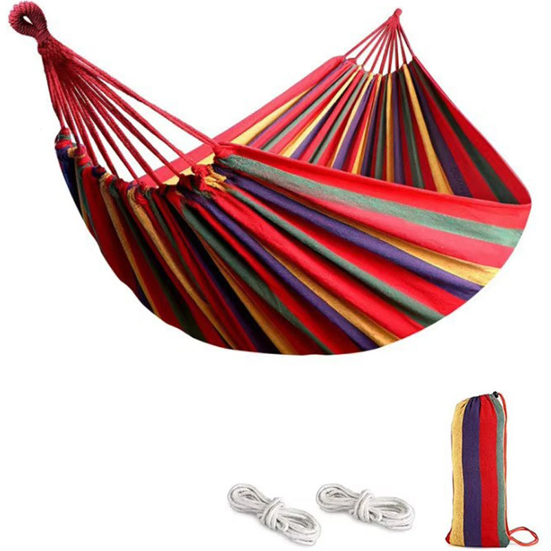 Sakerplus Brazilian Double Hammock with Ropes