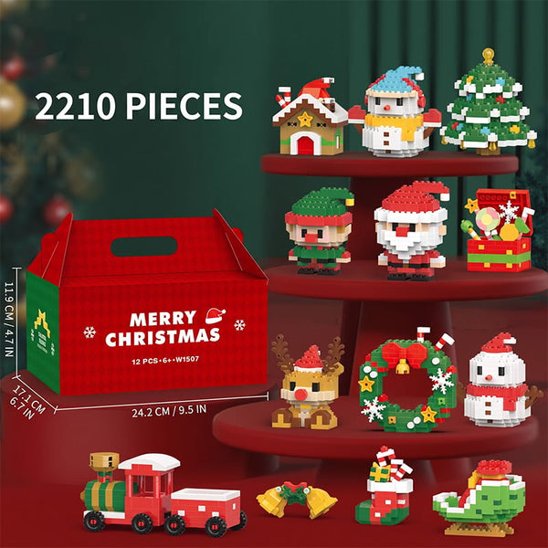 Sakerplus® Mini Christmas Building Blocks Set