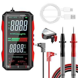 Sakerplus® True RMS 6000-Count Digital Voltmeter